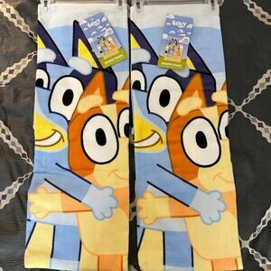 bluey beach towel
